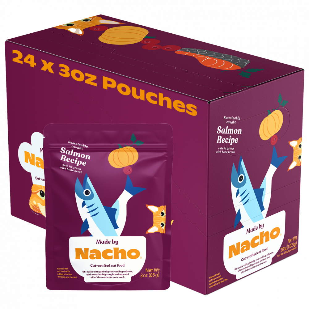 Made By Nacho Sustainably Caught Salmon Recipe Cuts In Gravy With Bone Broth