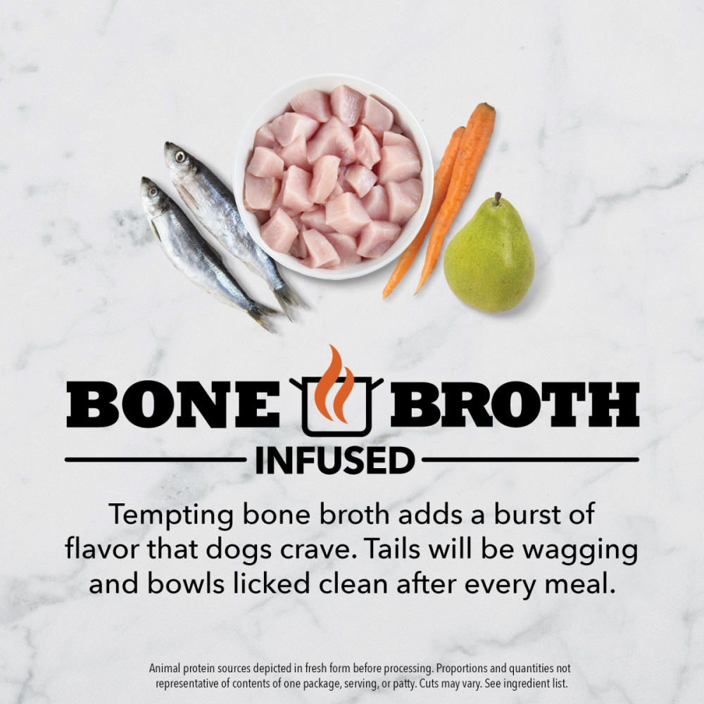 ACANA Freeze Dried Dog Food & Topper, Grain Free, High Protein, Fresh & Raw Animal Ingredients, Free Run Chicken Recipe, Morsels