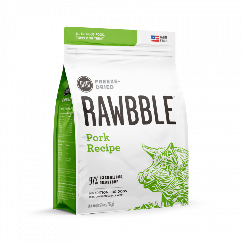BIXBI Rawbble Freeze Dried Pork