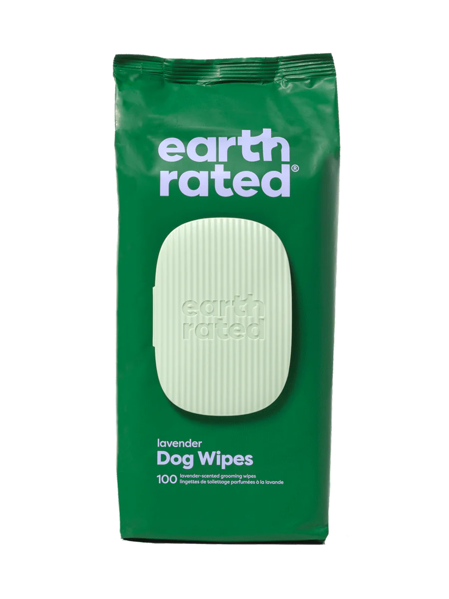 Earth Rated Plant-Based Dog Grooming Wipes