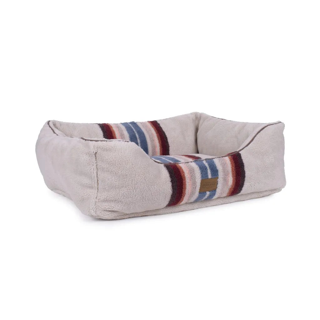 Pendleton Serape Rosewood Kuddler Berber Dog Bed