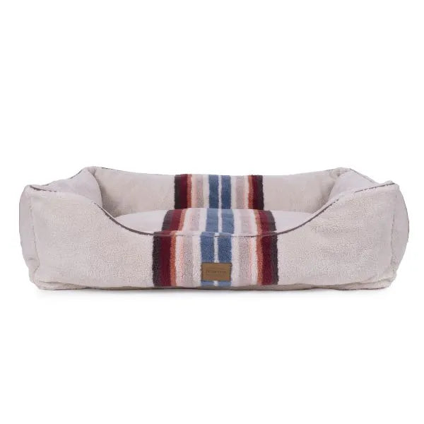 Pendleton Serape Rosewood Kuddler Berber Dog Bed