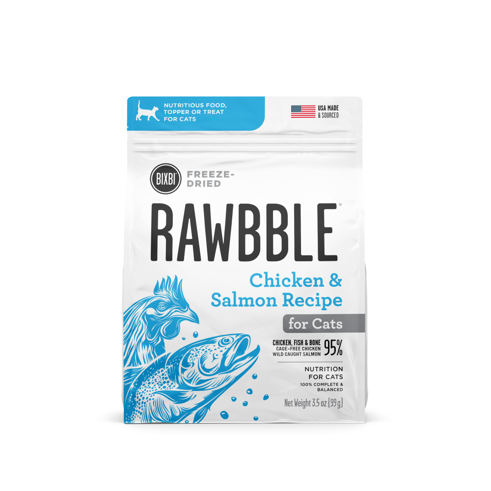 BIXBI RAWBBLE Chicken/Salmon Freeze Dried for Cats