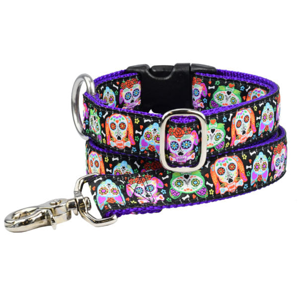 1″ XOLO – Sugar Skull Essential Dog Collar