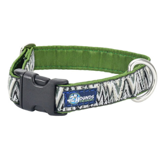 Zig or Zag? Limited Buckle Martingale Dog Collar (1″ Only)