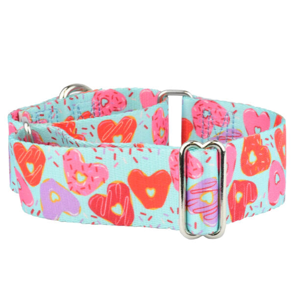 Sweet Sprinkles Heart Donut Martingale Dog Collar – EarthStyle