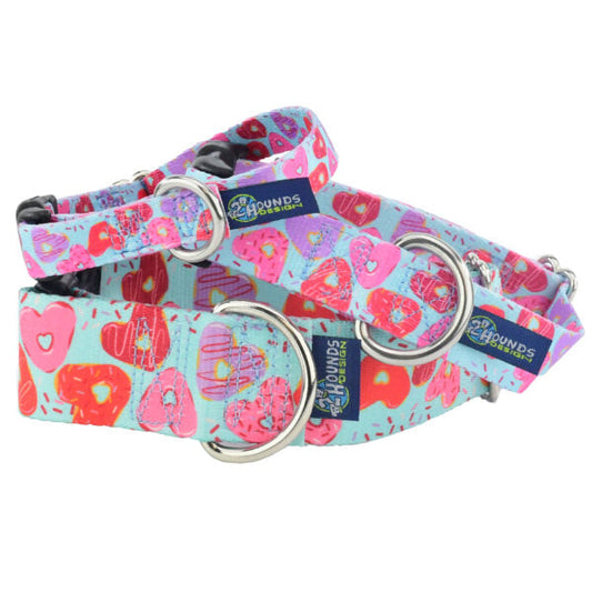 Sweet Sprinkles Heart Donut Martingale Dog Collar – EarthStyle