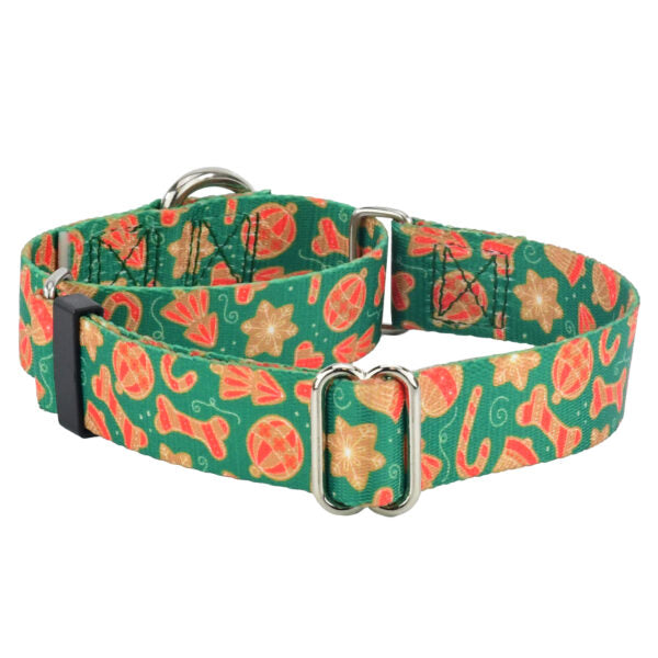 Holiday Cookies Christmas Martingale Dog Collar – EarthStyle