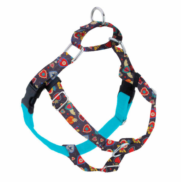 Gothic Hearts Freedom No-Pull Dog Harness – EarthStyle