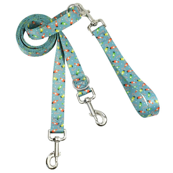 Jolly Gnomes Double Connection Leash – EarthStyle