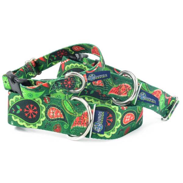 Holiday Paisley Buckle Martingale Dog Collar – EarthStyle