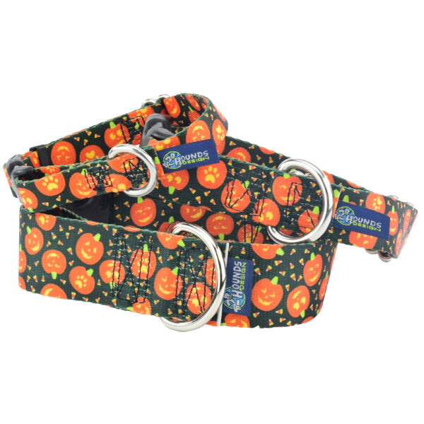 Jack O Lantern Martingale Dog Collar – EarthStyle