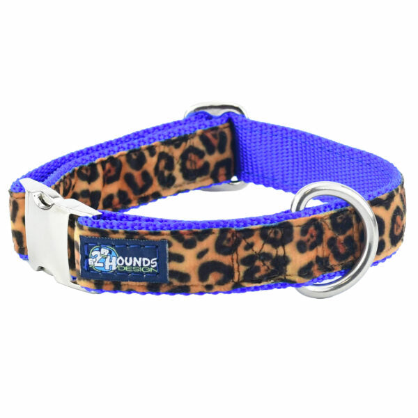 Soft Kitty Velvet Essential Martingale Dog Collar (Multiple Webbing Color Options)