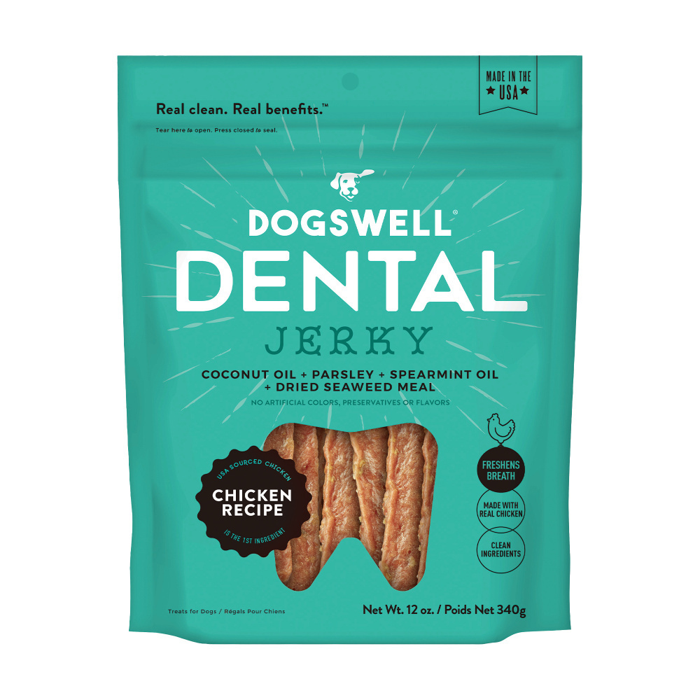 Dogswell Dental Jerky Chicken Dog Treats