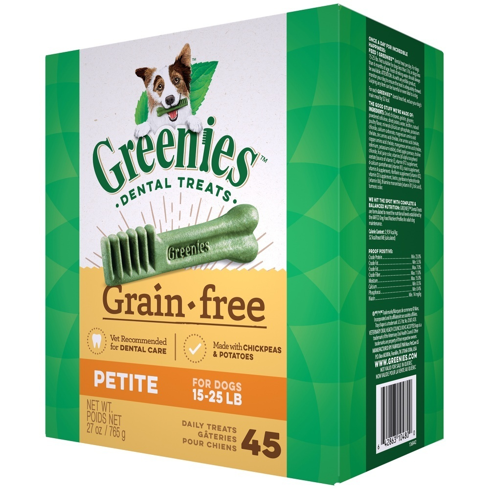 Greenies Petite Grain Free Dental Dog Chews