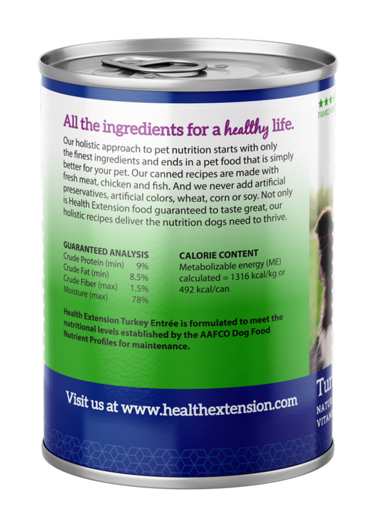 Health Extension Turkey Entree Canned Dog Food