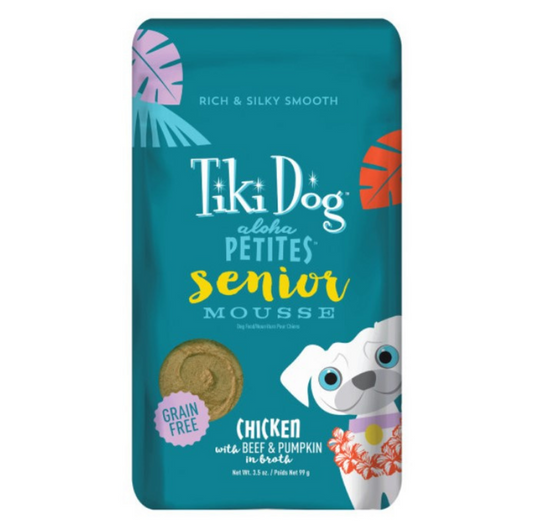 Tiki Dog Aloha Petites Chicken Senior Mousse