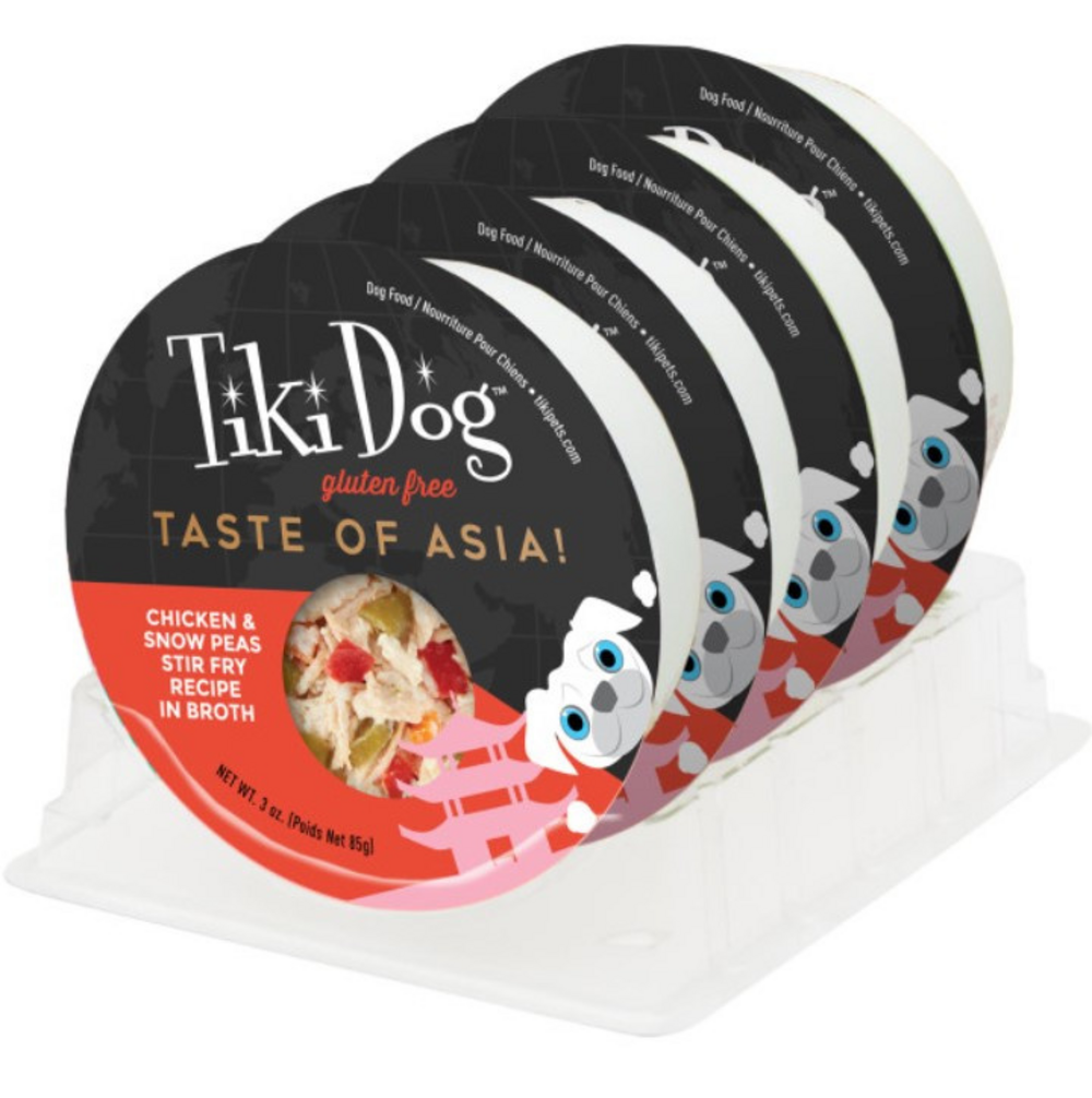 Tiki Dog Taste of the World Asia Chicken & Snow Peas Stir Fry Wet Dog Food