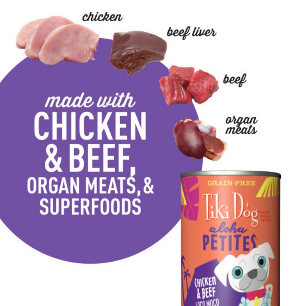 Tiki Dog Aloha Petites Chicken & Beef Wet Dog Food