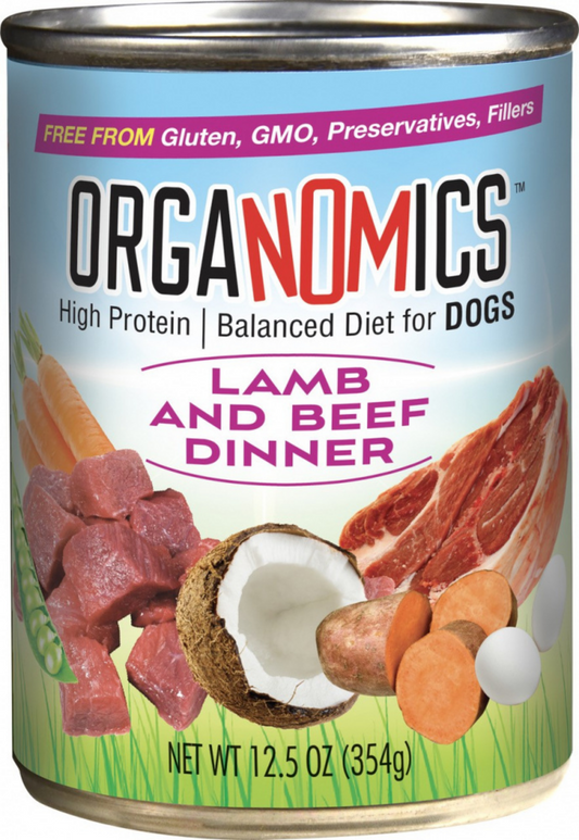 Evangers Organomics Lamb & Beef Dinner for Dogs