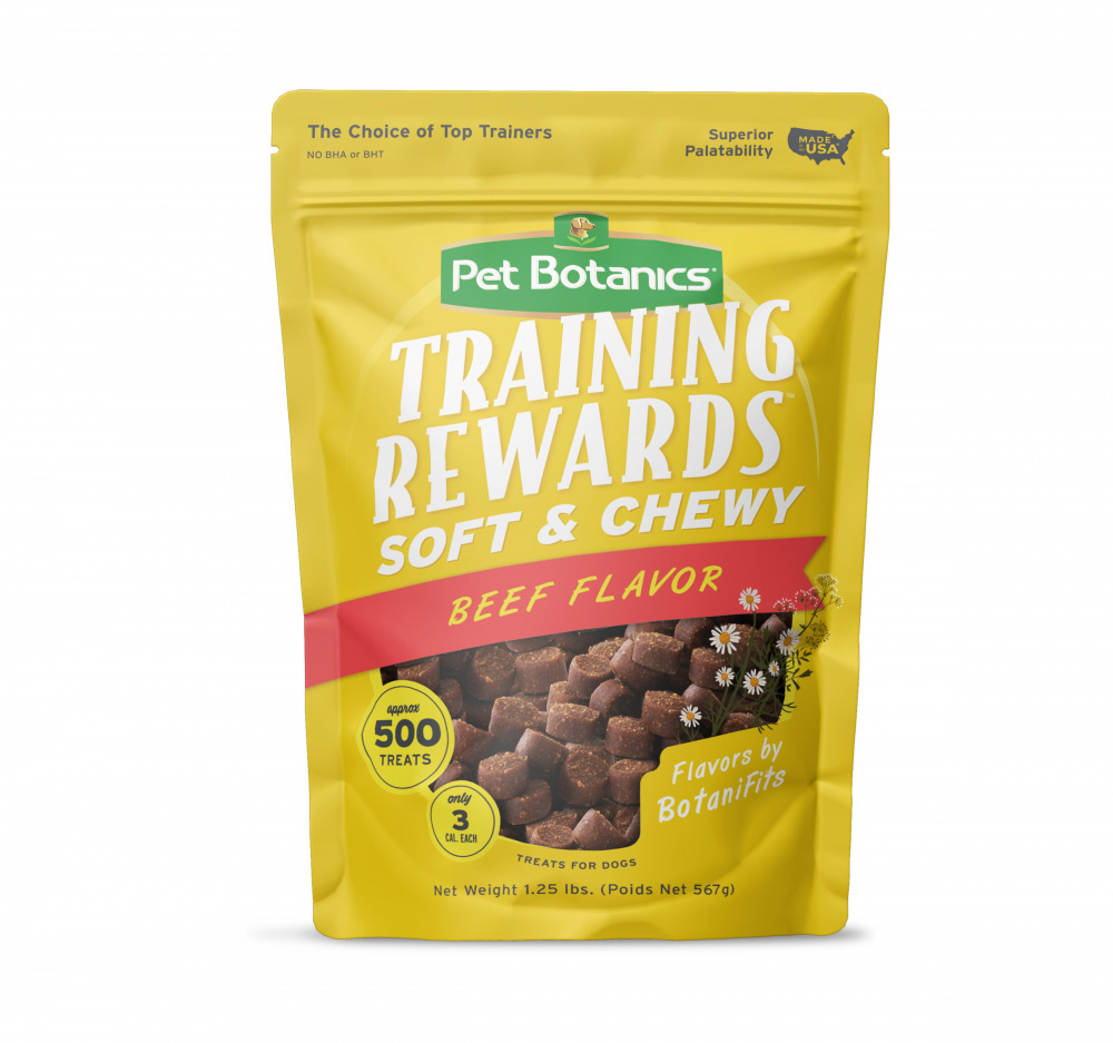 Pet Botanics Training Rewards Soft & Chewy Beef Dog Treats