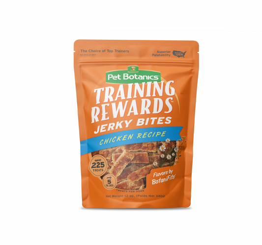 Pet Botanics Training Rewards Jerky Bites Chicken Dog Treats