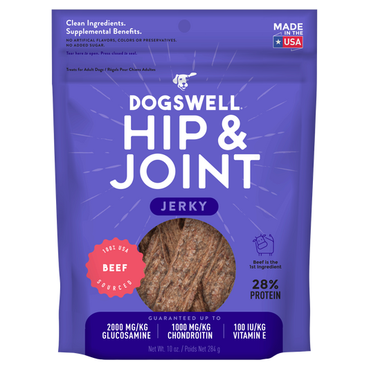 Dogswell Hip & Joint Jerky Beef Dog Treats