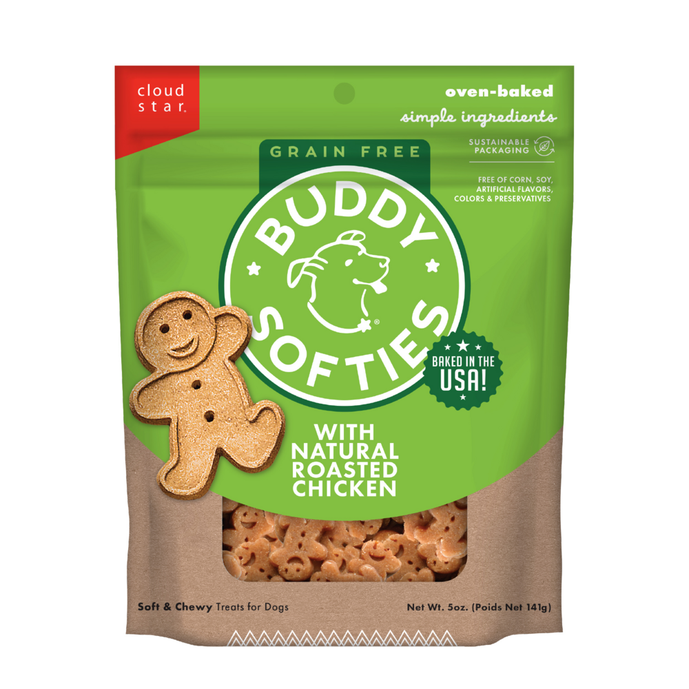 Buddy Biscuits Softies Soft & Chewy Grain Free Roasted Chicken Dog Treats