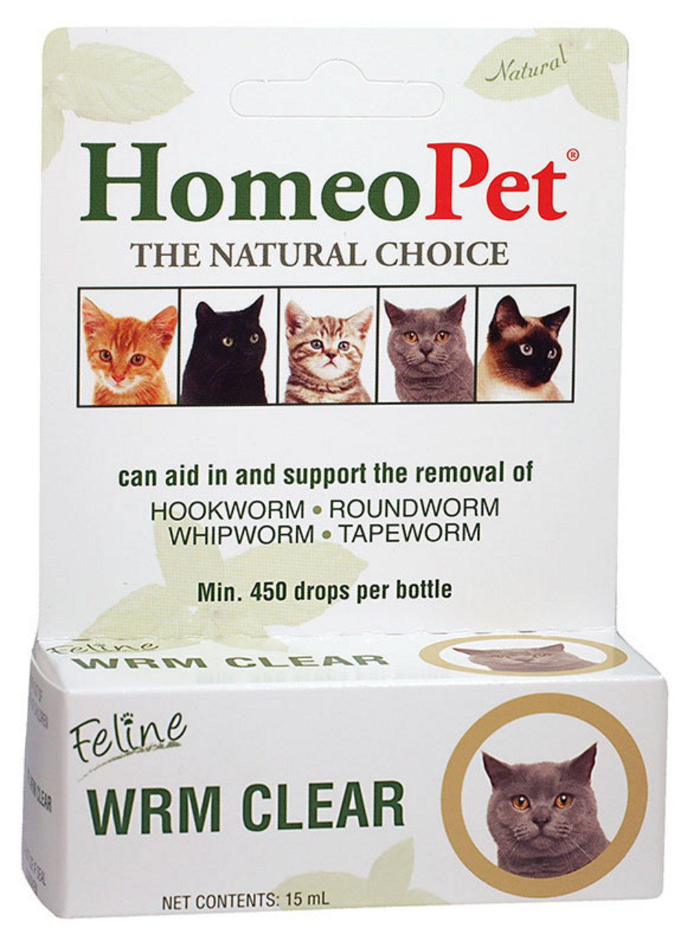 HomeoPet Feline Wrm Clear