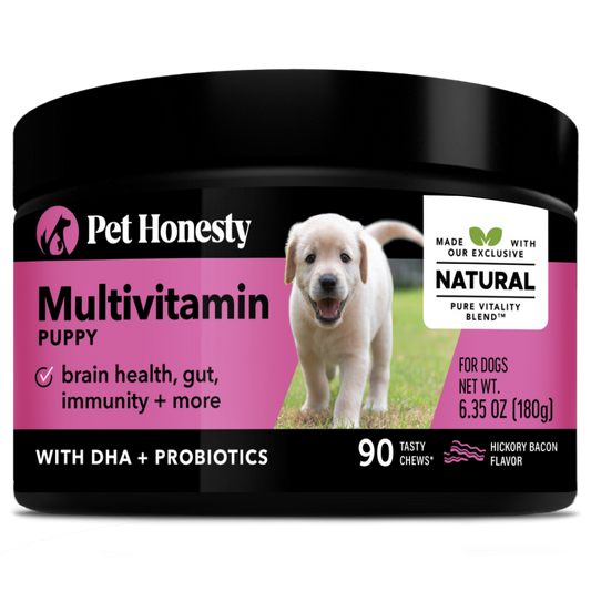 Pet Honesty Puppy Multivitamin Glucosamine Soft Chews, Bacon