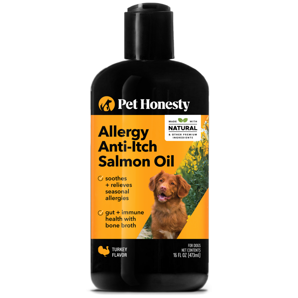 Pet Honesty Dog Allergy Anti-Itch Salmon Oil, Turkey