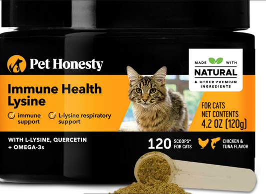 Pet Honesty Cat Immune Health Lysine Powder, Chicken & Tuna