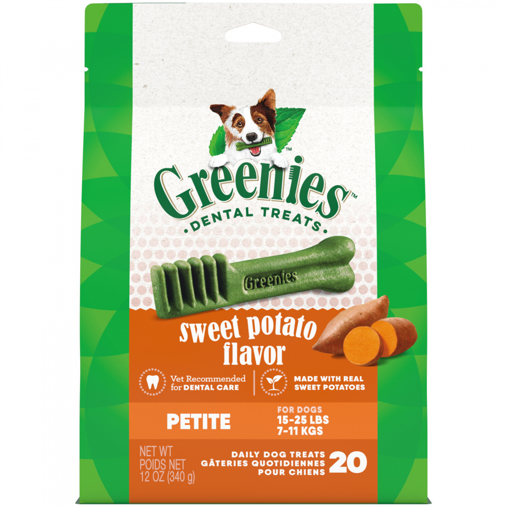 Greenies Dental Bone Sweet Potato Petite