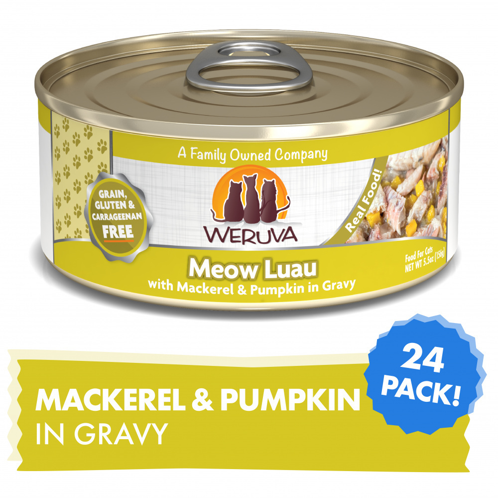 Weruva Meow Luau With Mackerel and Pumpkin Canned Cat Food