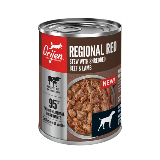 ORIJEN Real Meat Shreds, Grain-free, Regional Stew,  Premium Wet Dog Food