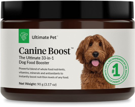 Ultimate Pet Nutrition Canine Boost 33-in-1 Nutritional Supplement Topper for Dogs