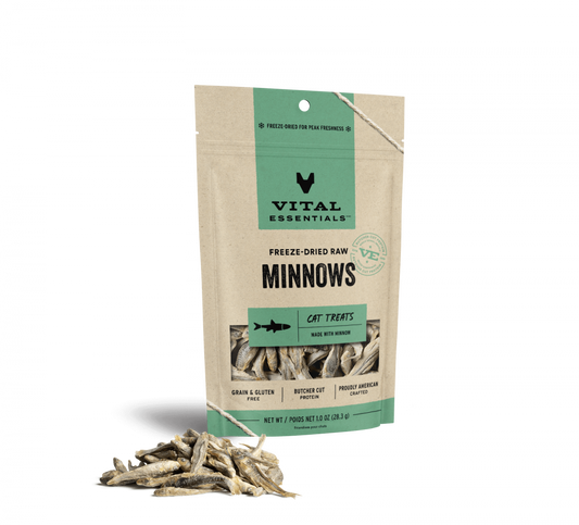 Vital Essentials Freeze Dried Raw Minnows Cat Treats