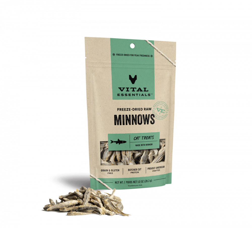 Vital Essentials Freeze Dried Raw Minnows Cat Treats