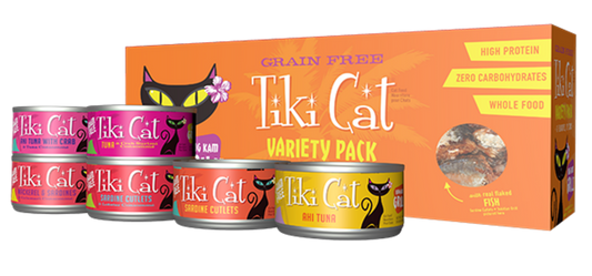 Tiki Cat King Kamehameha Luau Variety Pack Canned Cat Food