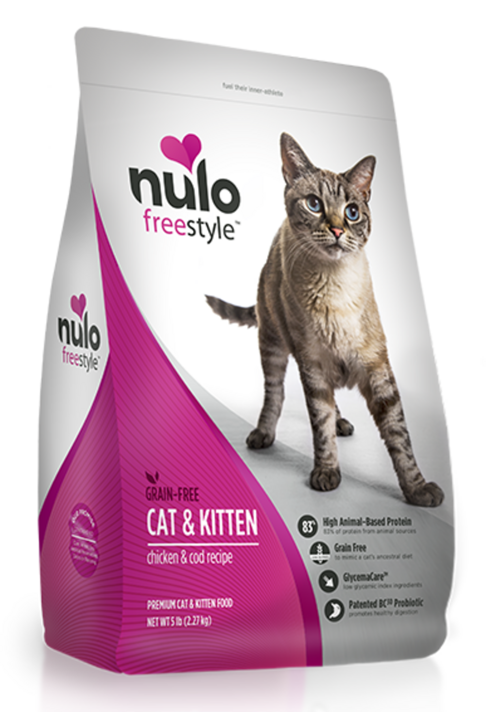 Nulo FreeStyle Cat and Kitten Grain Free Chicken and Cod Recipe Dry Cat Food