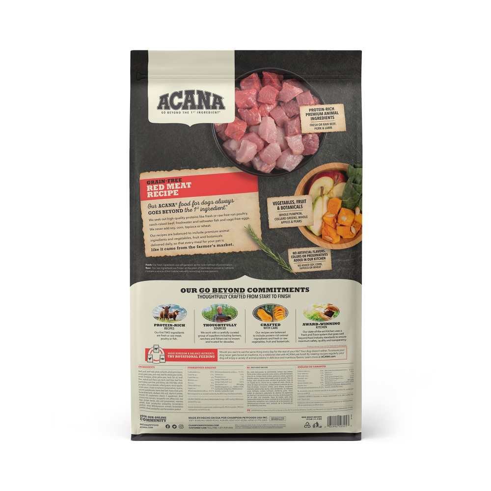 ACANA Red Meat Recipe Dry Dog Food