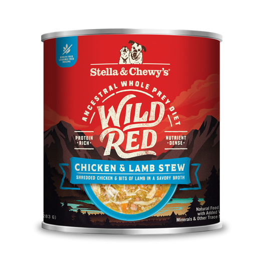 Stella & Chewy's Wild Red Wet Dog Food Chicken & Lamb Stew High Protein Recipe