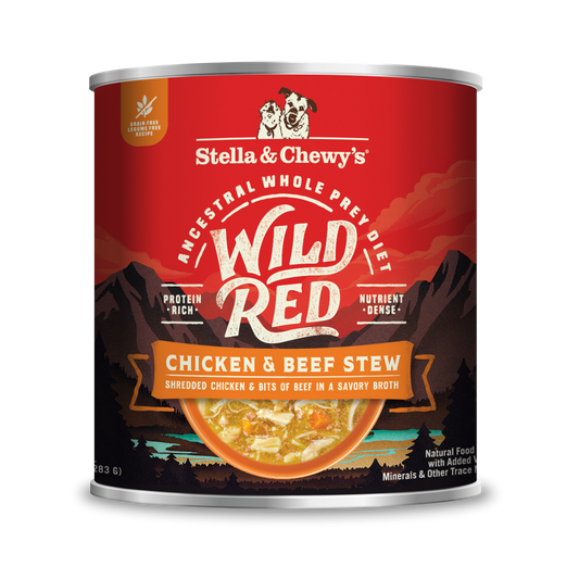 Stella & Chewy's Wild Red Wet Dog Food Chicken & Beef Stew High Protein Recipe