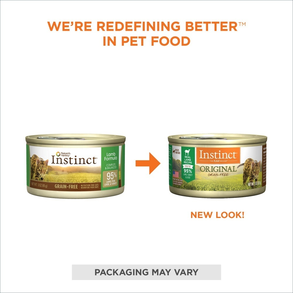 Instinct Grain-Free Lamb Formula Canned Cat Food