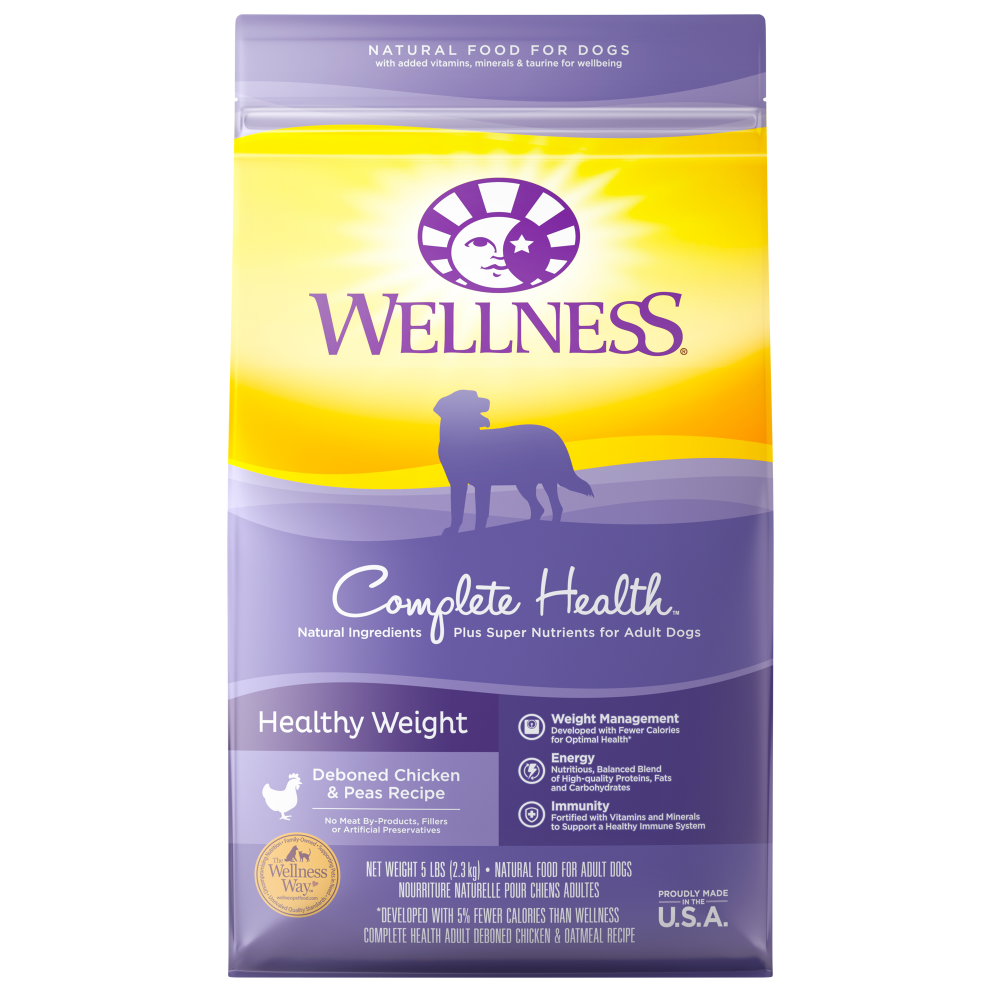 Wellness Complete Health Natural Healthy Weight Chicken and Peas Recipe Dry Dog Food