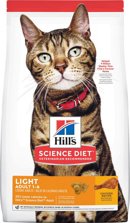 Hill's Science Diet Adult Light Chicken Recipe Dry Cat Food