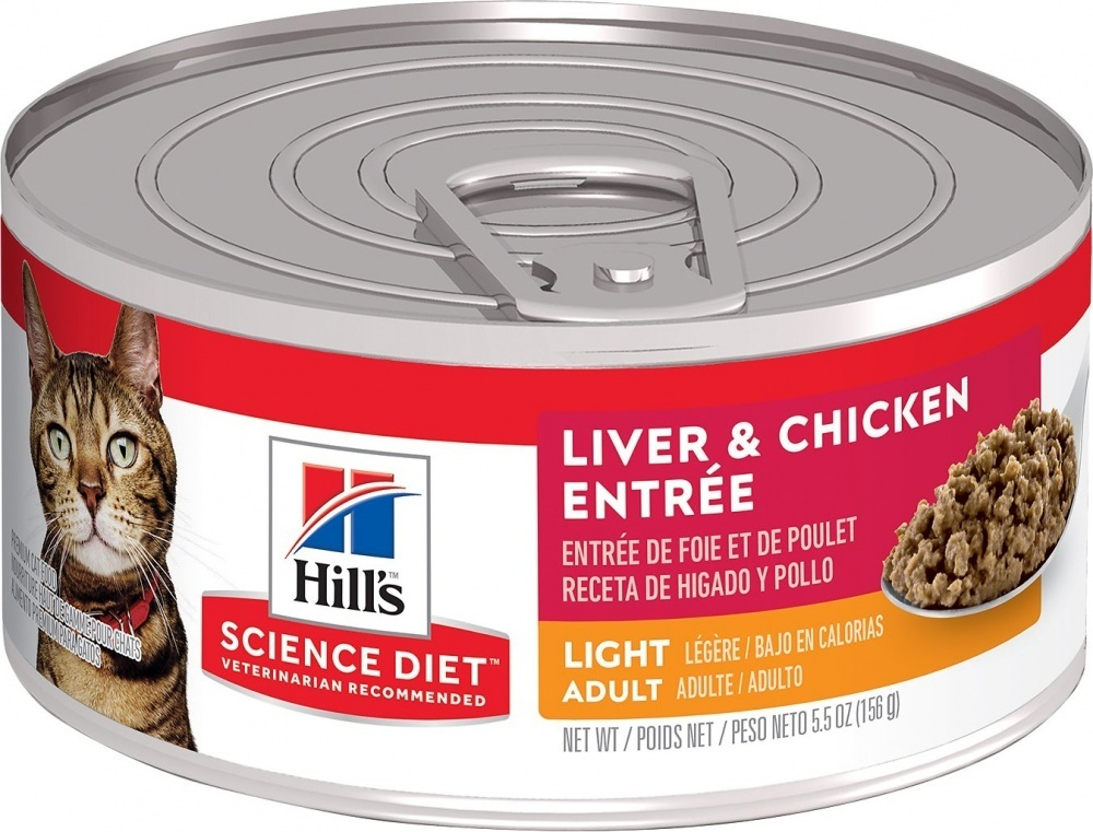 Hill's Science Diet Adult Light Liver & Chicken Entree Canned Cat Food