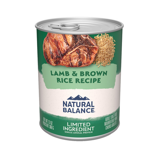 Natural Balance Limited Ingredient Lamb & Brown Rice Recipe Wet Canned Dog Food