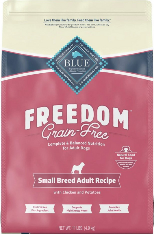 Blue Buffalo Freedom Grain-Free Small Breed Adult Chicken Recipe Dry Dog Food