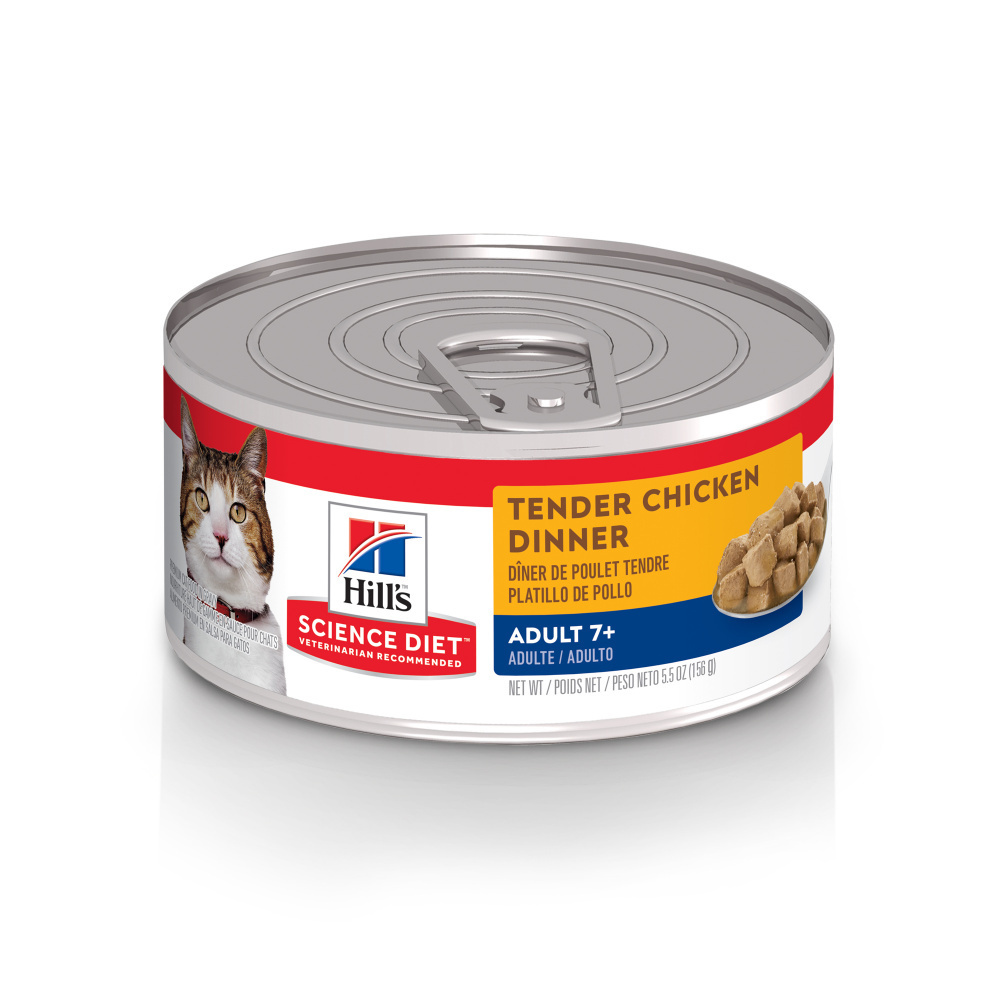 Hill's Science Diet Senior 7+ Tender Chicken Canned Cat Food